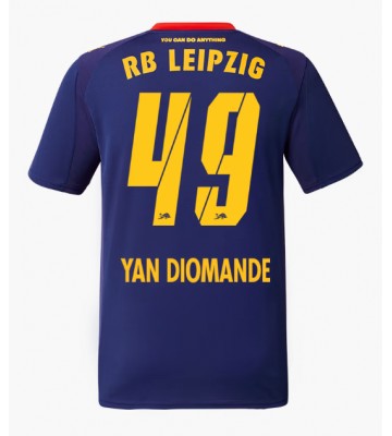 RB Leipzig Yan Diomande #49 Udebanetrøje 2025-26 Kortærmet